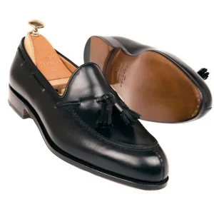 New Carmina MOCASSINS A GLAND NOIR BOXCALF | BLACK