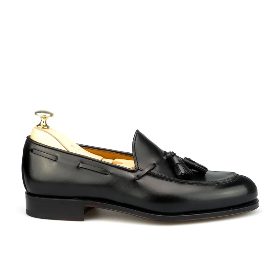 mocassins_a_gland_noir_boxcalf__carmina_2.webp Sale Carmina MOCASSINS A GLAND NOIR BOXCALF | BLACK