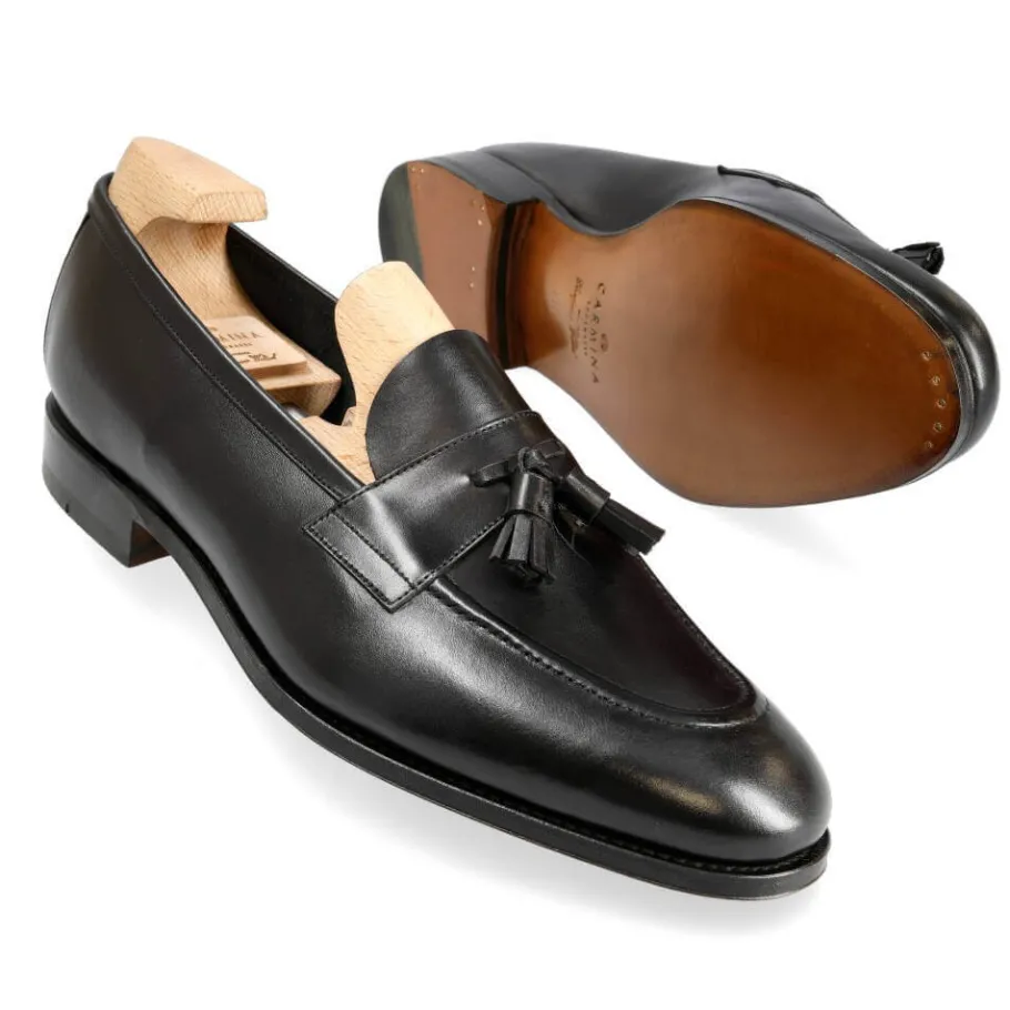mocassins_a_gland_noir_vitello__carmina_1.webp New Carmina MOCASSINS A GLAND NOIR VITELLO | BLACK