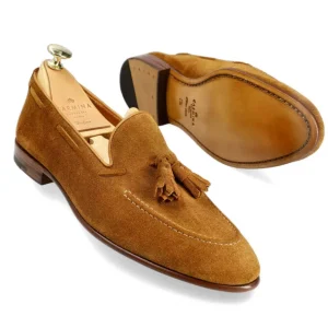Best Carmina MOCASSINS A GLAND TABAC DAIM | TOBACCO