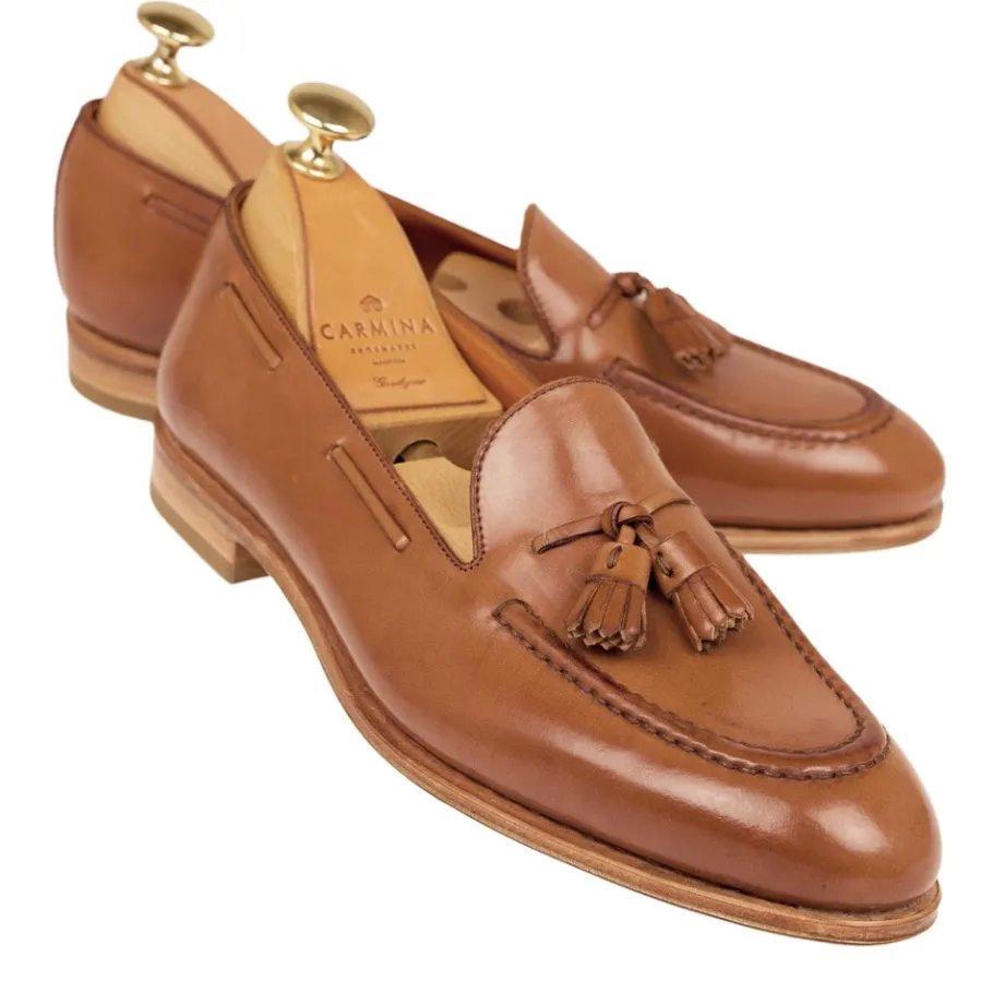 mocassins_a_glands_femme_cordovan_naturel_carmina_0.webp Hot Carmina MOCASSINS A GLANDS FEMME CORDOVAN NATUREL | NATURAL