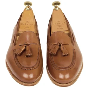 Hot Carmina MOCASSINS A GLANDS FEMME CORDOVAN NATUREL | NATURAL