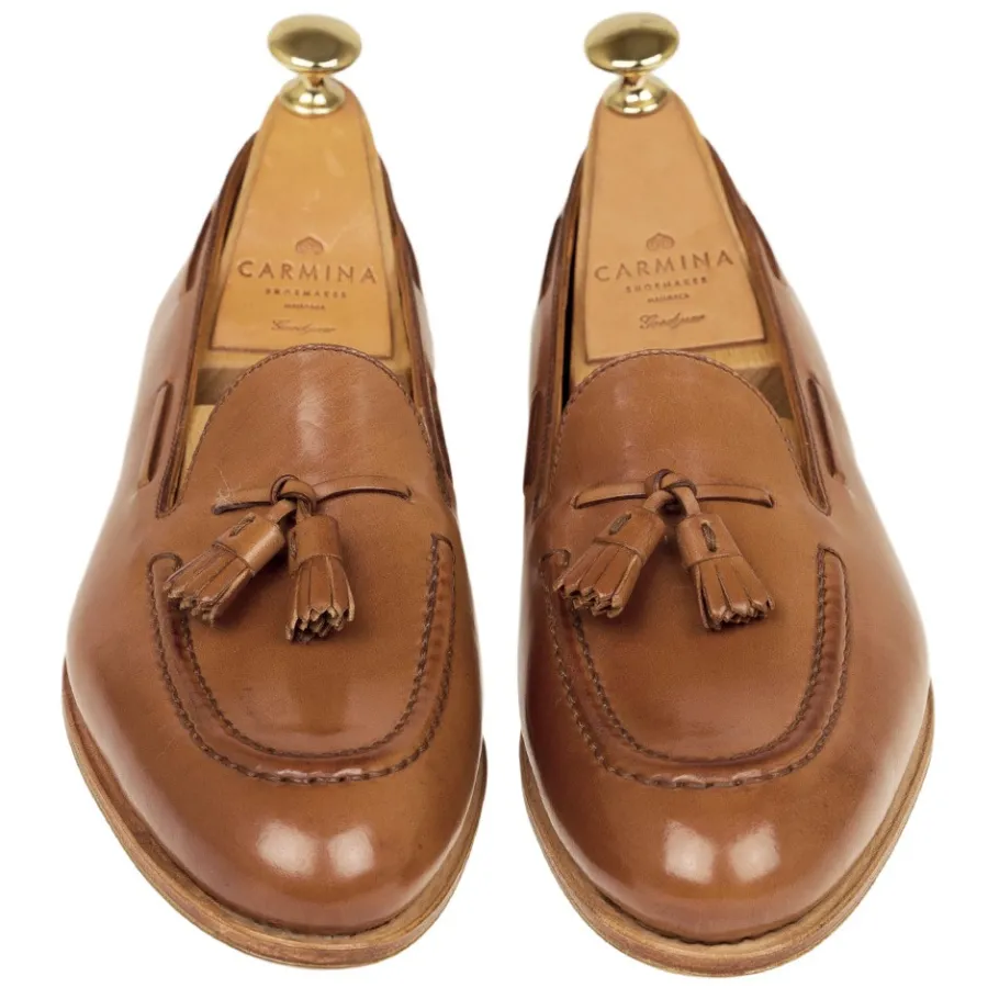 mocassins_a_glands_femme_cordovan_naturel_carmina_3.webp Hot Carmina MOCASSINS A GLANDS FEMME CORDOVAN NATUREL | NATURAL