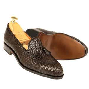 Best Sale Carmina MOCASSINS A GLANDS FEMME TRESSE MARRON | BROWN