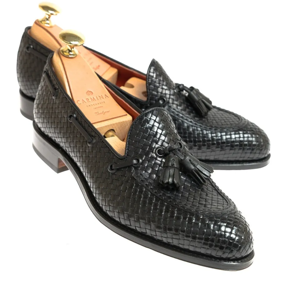 mocassins_a_glands_femme_tresse_noir_carmina_0.webp Cheap Carmina MOCASSINS A GLANDS FEMME TRESSE NOIR | BLACK