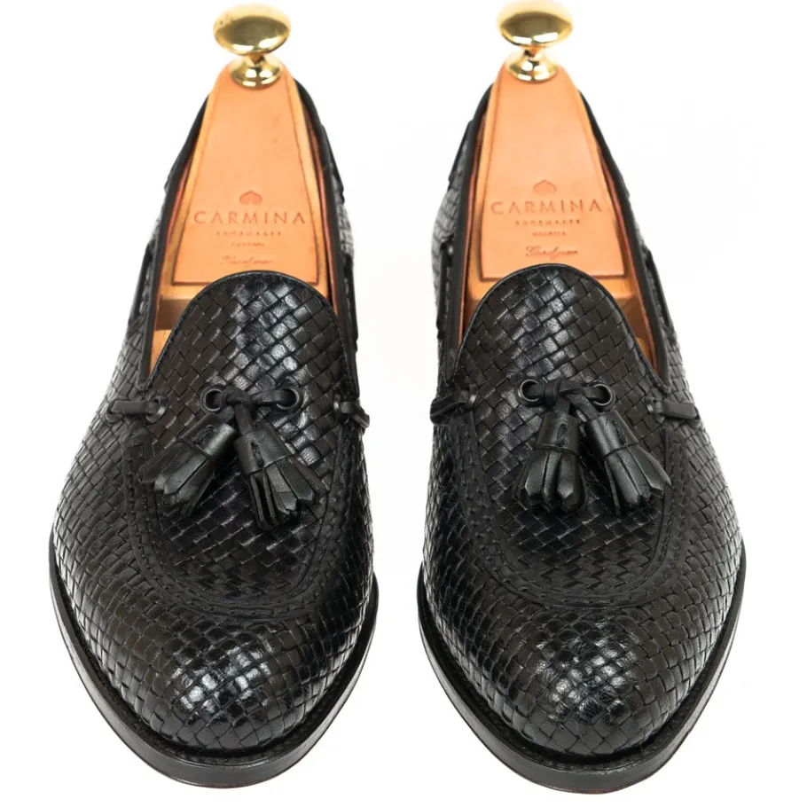 mocassins_a_glands_femme_tresse_noir_carmina_3.webp Cheap Carmina MOCASSINS A GLANDS FEMME TRESSE NOIR | BLACK