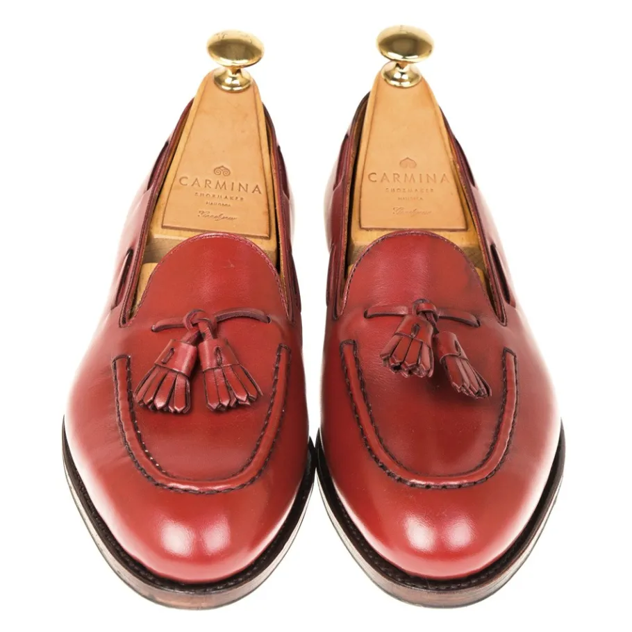 mocassins_a_glands_femme_vitello_rouge_carmina_3.webp Best Carmina MOCASSINS A GLANDS FEMME VITELLO ROUGE | RED