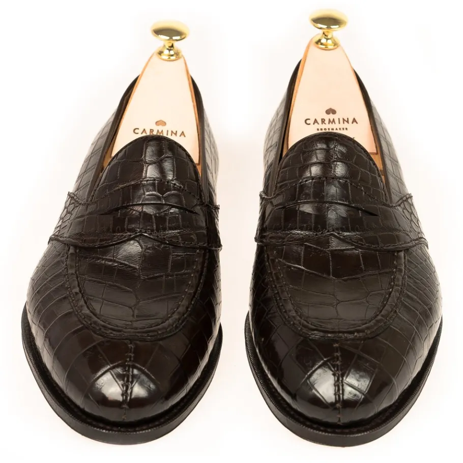 mocassins_antifaz_alligator_marron__carmina_3.webp Fashion Carmina MOCASSINS ANTIFAZ ALLIGATOR MARRON | BROWN