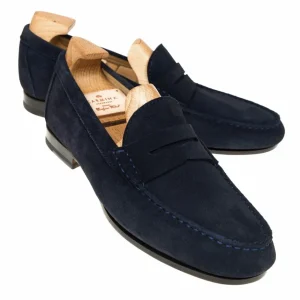 Outlet Carmina MOCASSINS ANTIFAZ BOXCALF NOIR | NAVY