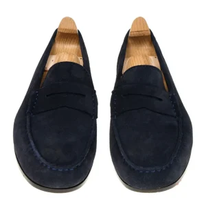 Outlet Carmina MOCASSINS ANTIFAZ BOXCALF NOIR | NAVY
