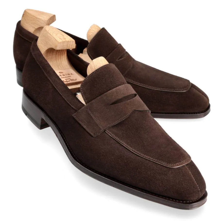 mocassins_antifaz_daim_marron__carmina_0.webp Sale Carmina MOCASSINS ANTIFAZ DAIM MARRON | BROWN