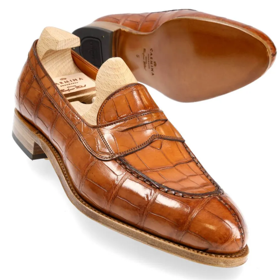 mocassins_antifaz_femme_alligator_cuir__carmina_1.webp Cheap Carmina MOCASSINS ANTIFAZ FEMME ALLIGATOR CUIR | TANNED