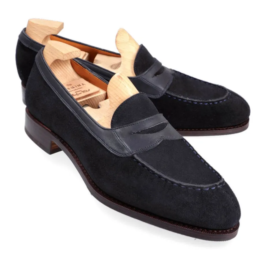 mocassins_antifaz_femme_daim_marine_carmina_0.webp Outlet Carmina MOCASSINS ANTIFAZ FEMME DAIM MARINE | NAVY