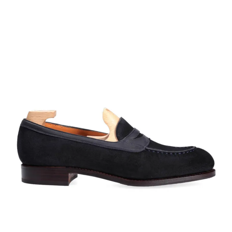 mocassins_antifaz_femme_daim_marine_carmina_2.webp Outlet Carmina MOCASSINS ANTIFAZ FEMME DAIM MARINE | NAVY