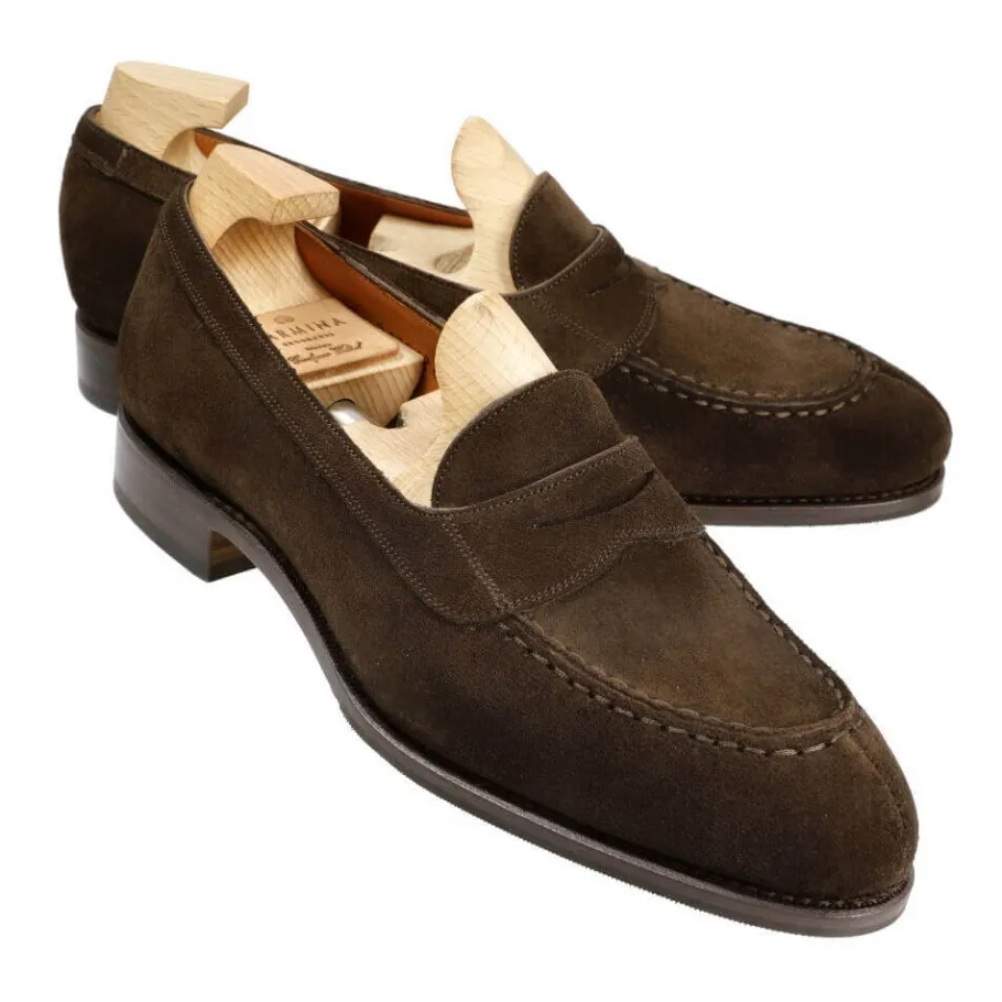 mocassins_antifaz_femme_daim_marron_carmina_0.webp Clearance Carmina MOCASSINS ANTIFAZ FEMME DAIM MARRON | BROWN