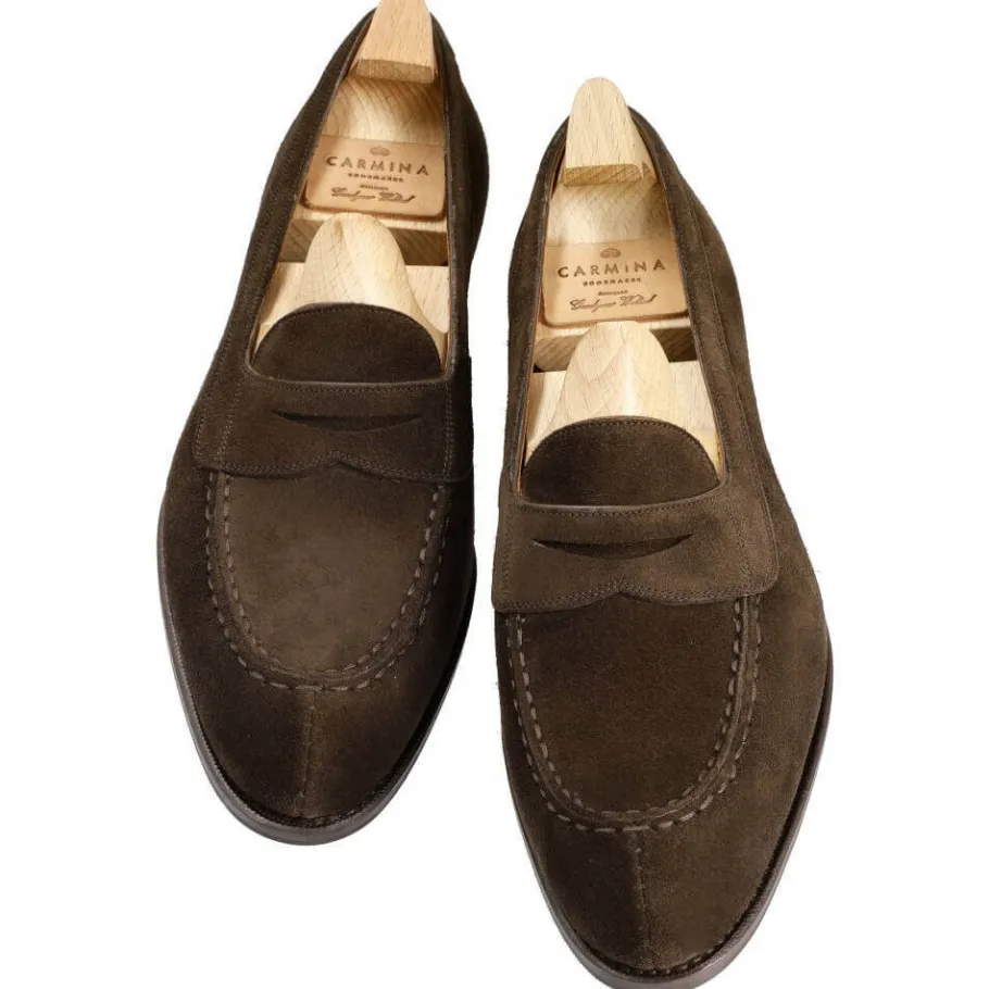 mocassins_antifaz_femme_daim_marron_carmina_3.webp Clearance Carmina MOCASSINS ANTIFAZ FEMME DAIM MARRON | BROWN