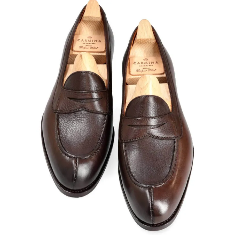 mocassins_antifaz_femme_rusticalf_marron_carmina_3.webp Cheap Carmina MOCASSINS ANTIFAZ FEMME RUSTICALF MARRON | BROWN