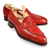 Cheap Carmina MOCASSINS ANTIFAZ FEMME RUSTICALF ROUGE | RED