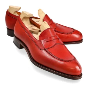 Cheap Carmina MOCASSINS ANTIFAZ FEMME RUSTICALF ROUGE | RED