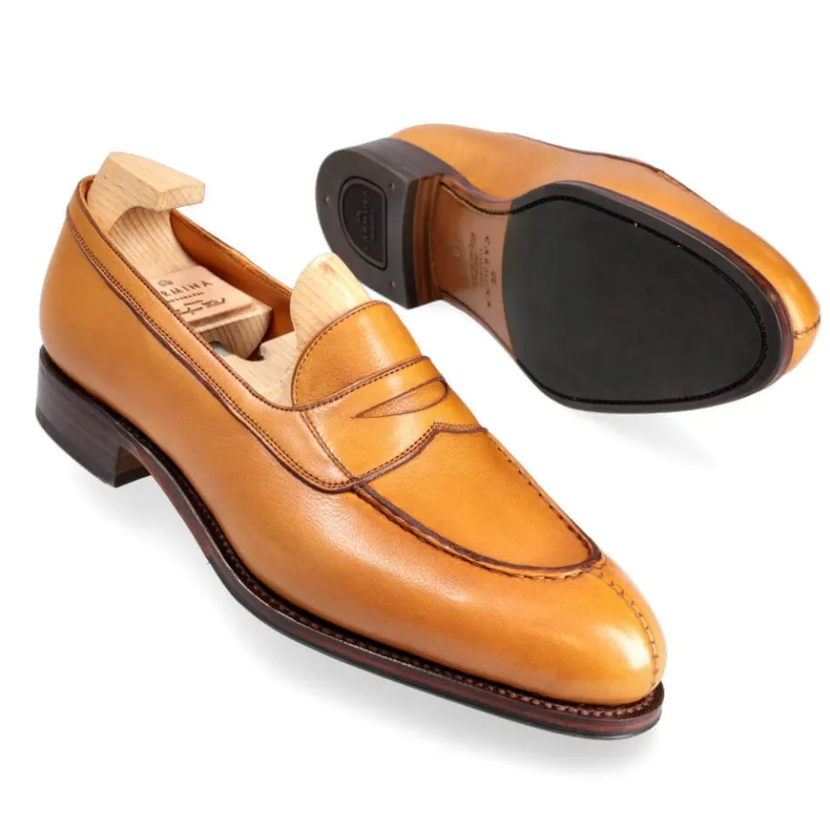 mocassins_antifaz_femme_rusticalf_tan_carmina_1.webp New Carmina MOCASSINS ANTIFAZ FEMME RUSTICALF TAN | TANNED