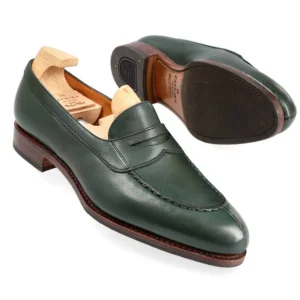Discount Carmina MOCASSINS ANTIFAZ FEMME RUSTICALF VERT | GREEN