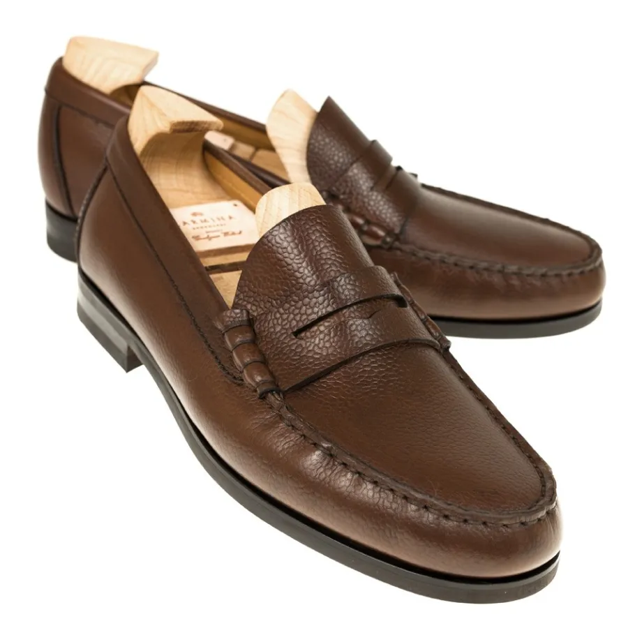 mocassins_antifaz_karagrain_marron__carmina_0.webp Best Sale Carmina MOCASSINS ANTIFAZ KARAGRAIN MARRON | BROWN
