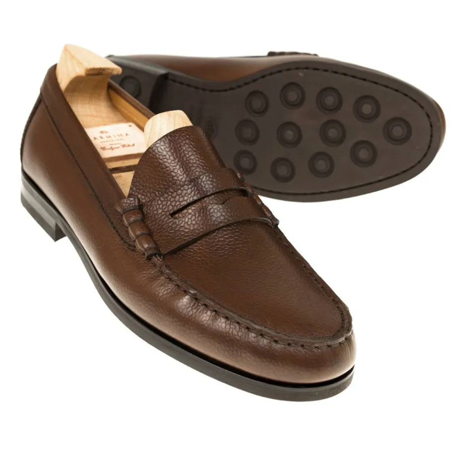 mocassins_antifaz_karagrain_marron__carmina_1.webp Best Sale Carmina MOCASSINS ANTIFAZ KARAGRAIN MARRON | BROWN