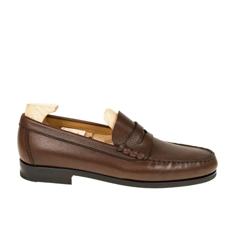 mocassins_antifaz_karagrain_marron__carmina_2.webp Best Sale Carmina MOCASSINS ANTIFAZ KARAGRAIN MARRON | BROWN