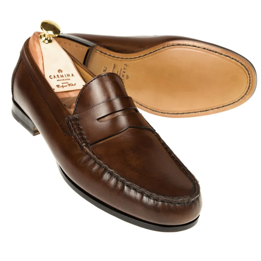 mocassins_antifaz_nuovo_calf_marron__carmina_1.webp Clearance Carmina MOCASSINS ANTIFAZ NUOVO CALF MARRON | BROWN