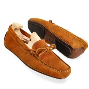 Flash Sale Carmina MOCASSINS AVEC NOEUD FEMME DAIM TABAC | TOBACCO