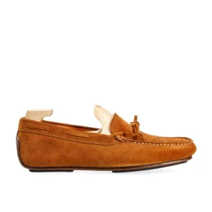 Flash Sale Carmina MOCASSINS AVEC NOEUD FEMME DAIM TABAC | TOBACCO
