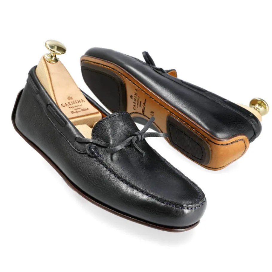 mocassins_avec_noeud_femme_rusticalf_marino_carmina_1.webp Cheap Carmina MOCASSINS AVEC NOEUD FEMME RUSTICALF MARINO | NAVY
