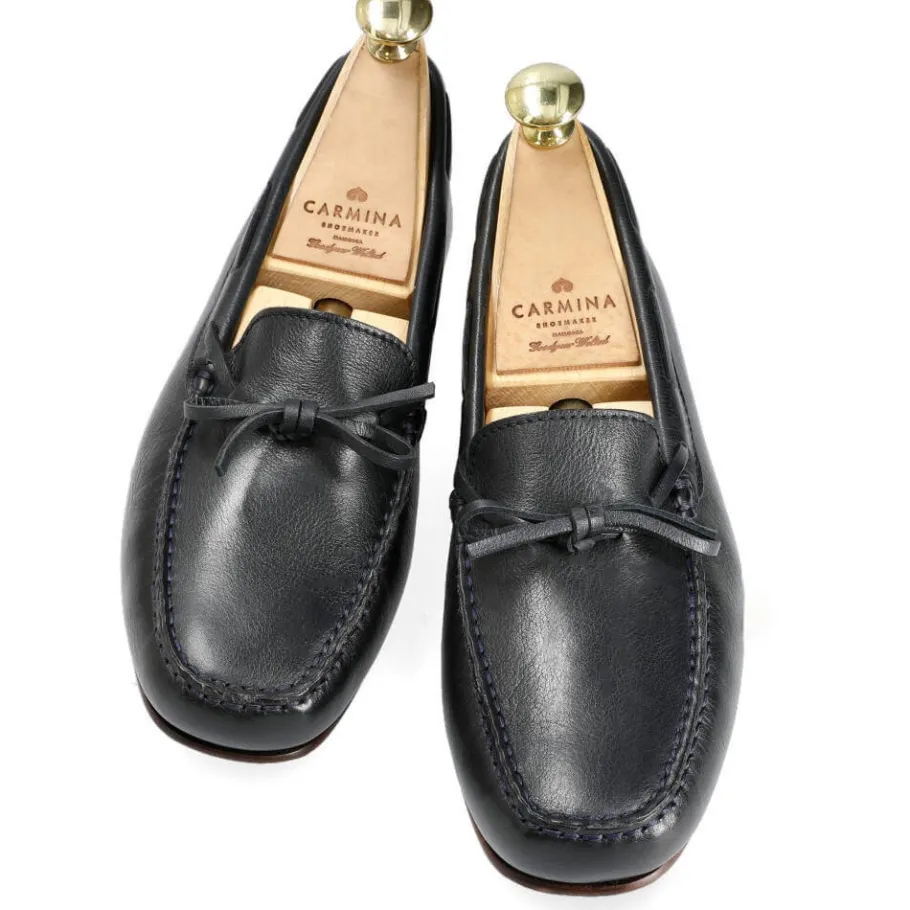 mocassins_avec_noeud_femme_rusticalf_marino_carmina_3.webp Cheap Carmina MOCASSINS AVEC NOEUD FEMME RUSTICALF MARINO | NAVY