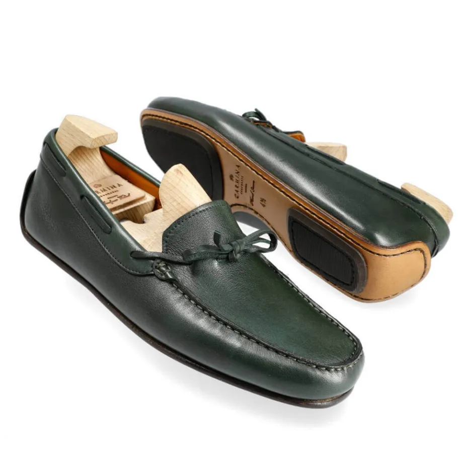 mocassins_avec_noeud_femme_rusticalf_vert_carmina_1.webp Cheap Carmina MOCASSINS AVEC NOEUD FEMME RUSTICALF VERT | GREEN