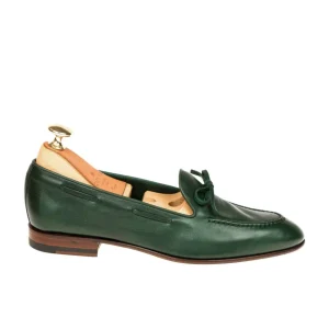 Clearance Carmina MOCASSINS AVEC NOEUD FEMME RUSTICALF VERT | GREEN