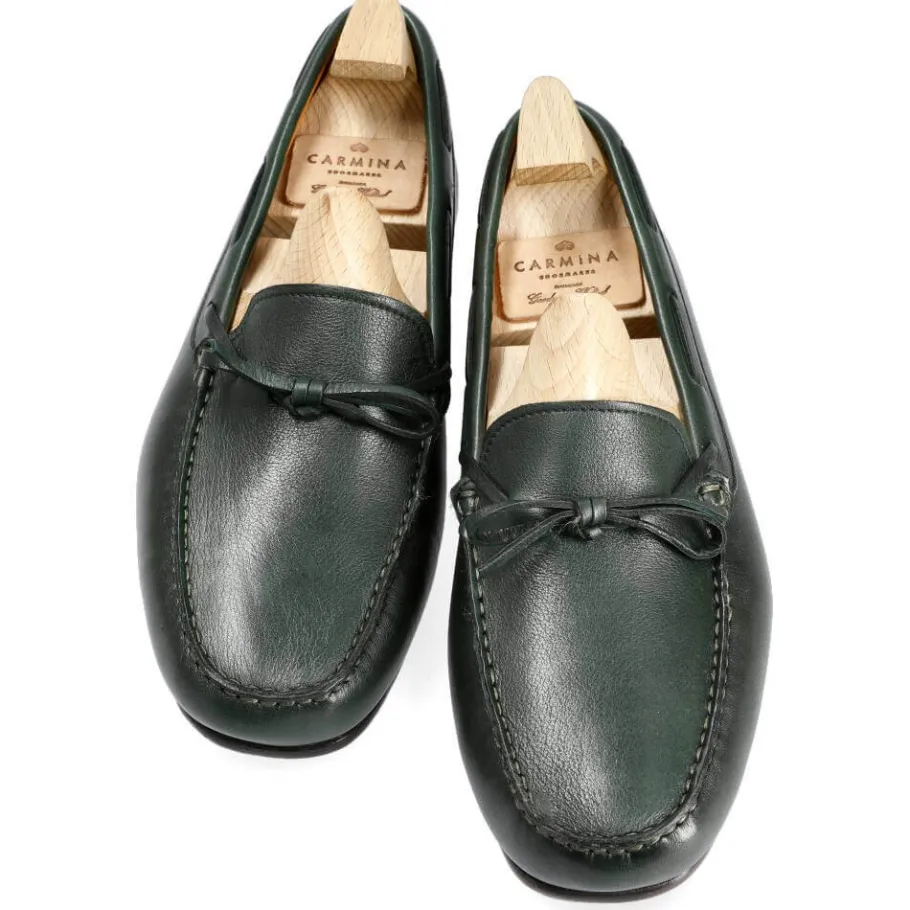 mocassins_avec_noeud_femme_rusticalf_vert_carmina_3.webp Cheap Carmina MOCASSINS AVEC NOEUD FEMME RUSTICALF VERT | GREEN