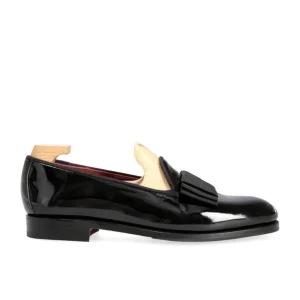 Clearance Carmina MOCASSINS AVEC NOEUD FEMME VERNIES NOIR | BLACK