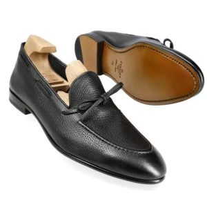 Cheap Carmina MOCASSINS AVEC NOEUD NOIR RUSTICALF | BLACK