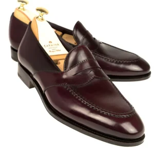 Cheap Carmina MOCASSINS CORDOVAN BORDEAUX | BURGUNDY