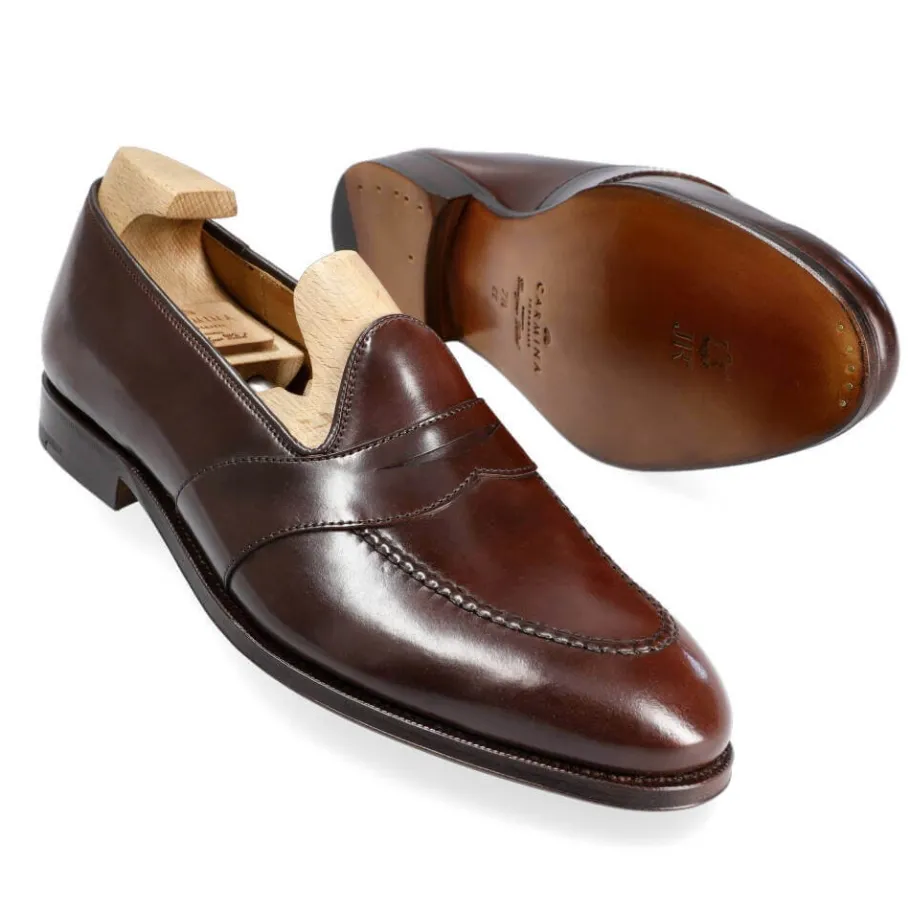 mocassins_cordovan_bordeaux__carmina_1.webp Store Carmina MOCASSINS CORDOVAN BORDEAUX | BURGUNDY