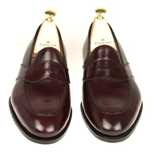 Cheap Carmina MOCASSINS CORDOVAN BORDEAUX | BURGUNDY