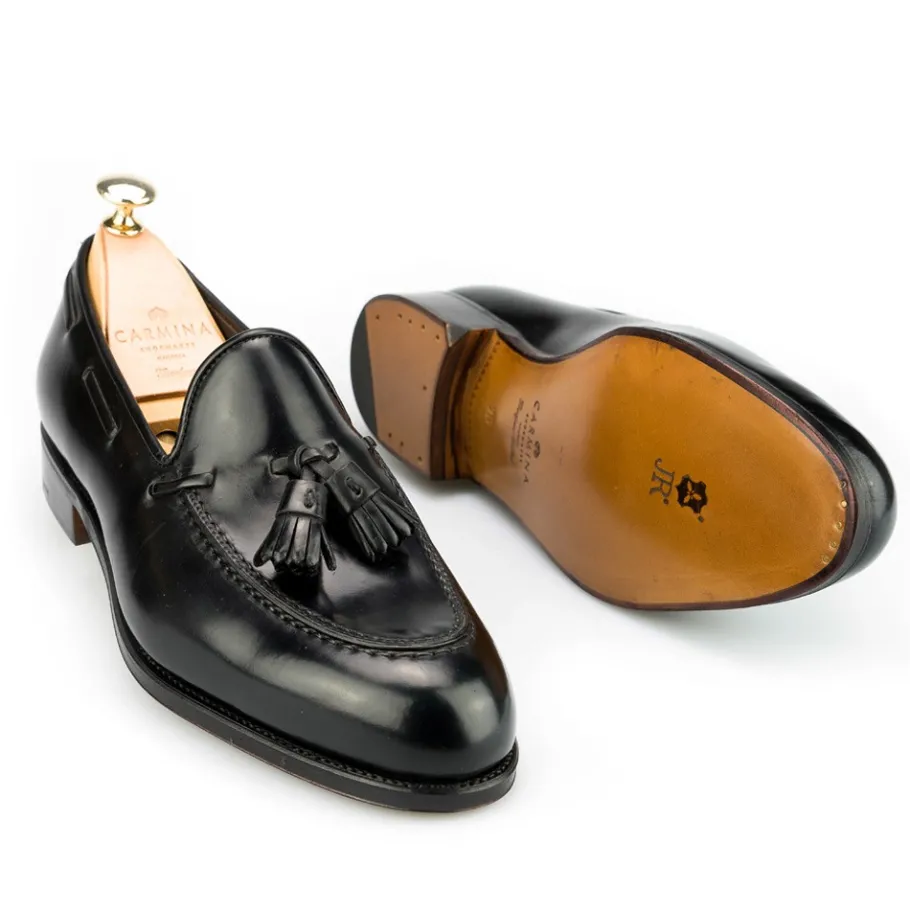 mocassins_cordovan_noir__carmina_1.webp Sale Carmina MOCASSINS CORDOVAN NOIR | BLACK