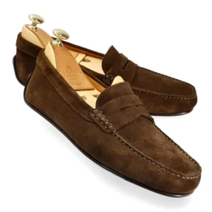 Flash Sale Carmina MOCASSINS DE CONDUITE EN DAIM MARRON | BROWN