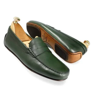 Cheap Carmina MOCASSINS DE CONDUITE FUNCHAL VERT | SHOEMAKER GREEN