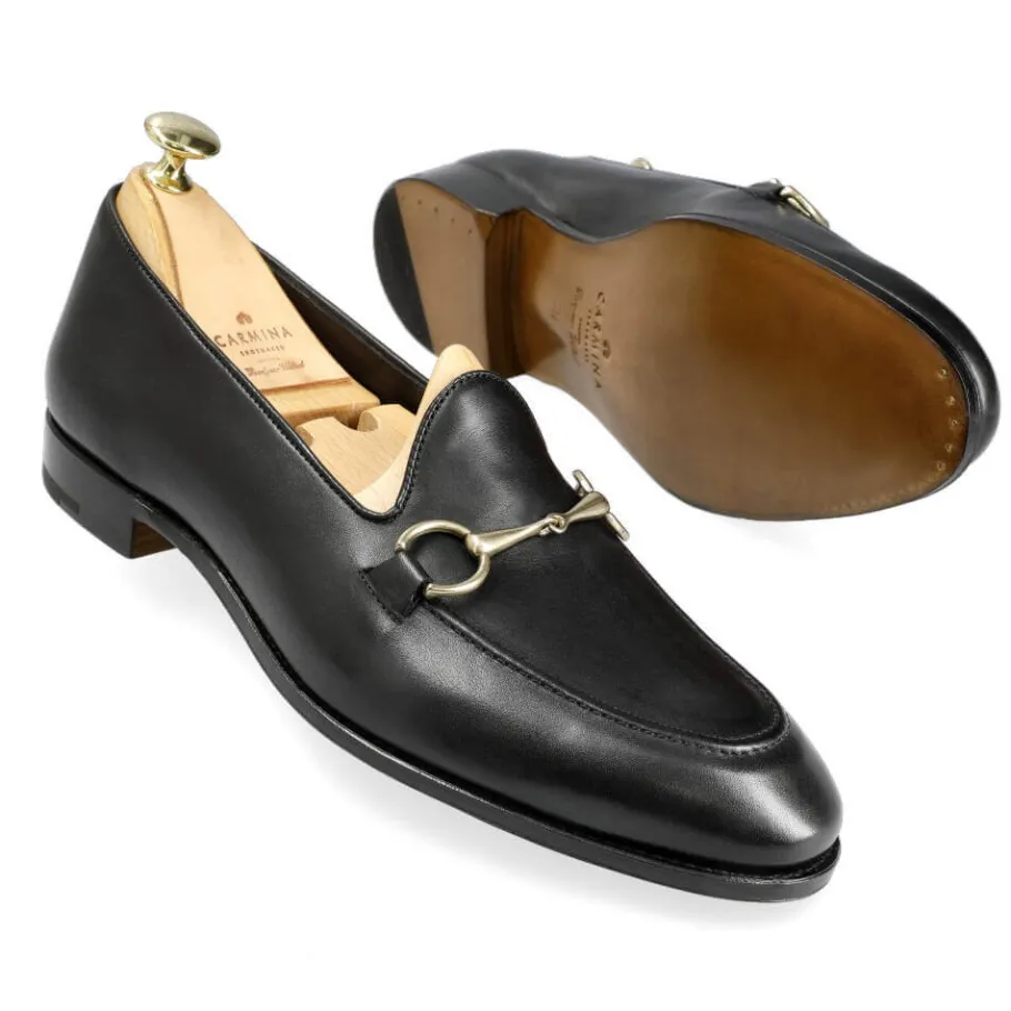 mocassins_horsebit_en_funchal_noir__carmina_1.webp Clearance Carmina MOCASSINS HORSEBIT EN FUNCHAL NOIR | BLACK