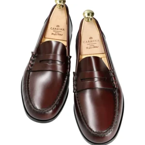 Outlet Carmina MOCASSINS PAMPILLES BORDEAUX VARIK | BURGUNDY