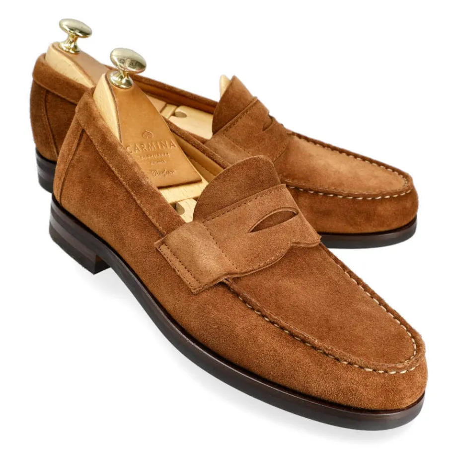 mocassins_penny_en_daim_polo__carmina_0.webp Clearance Carmina MOCASSINS PENNY EN DAIM | POLO