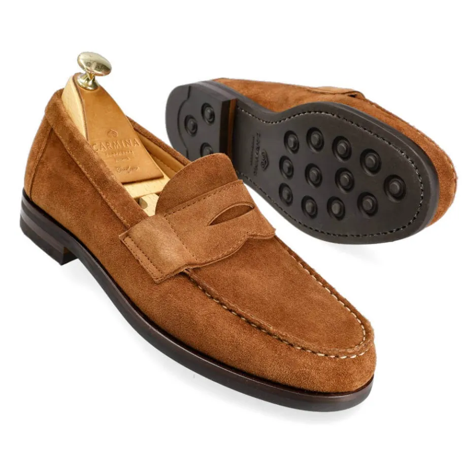 mocassins_penny_en_daim_polo__carmina_1.webp Clearance Carmina MOCASSINS PENNY EN DAIM | POLO