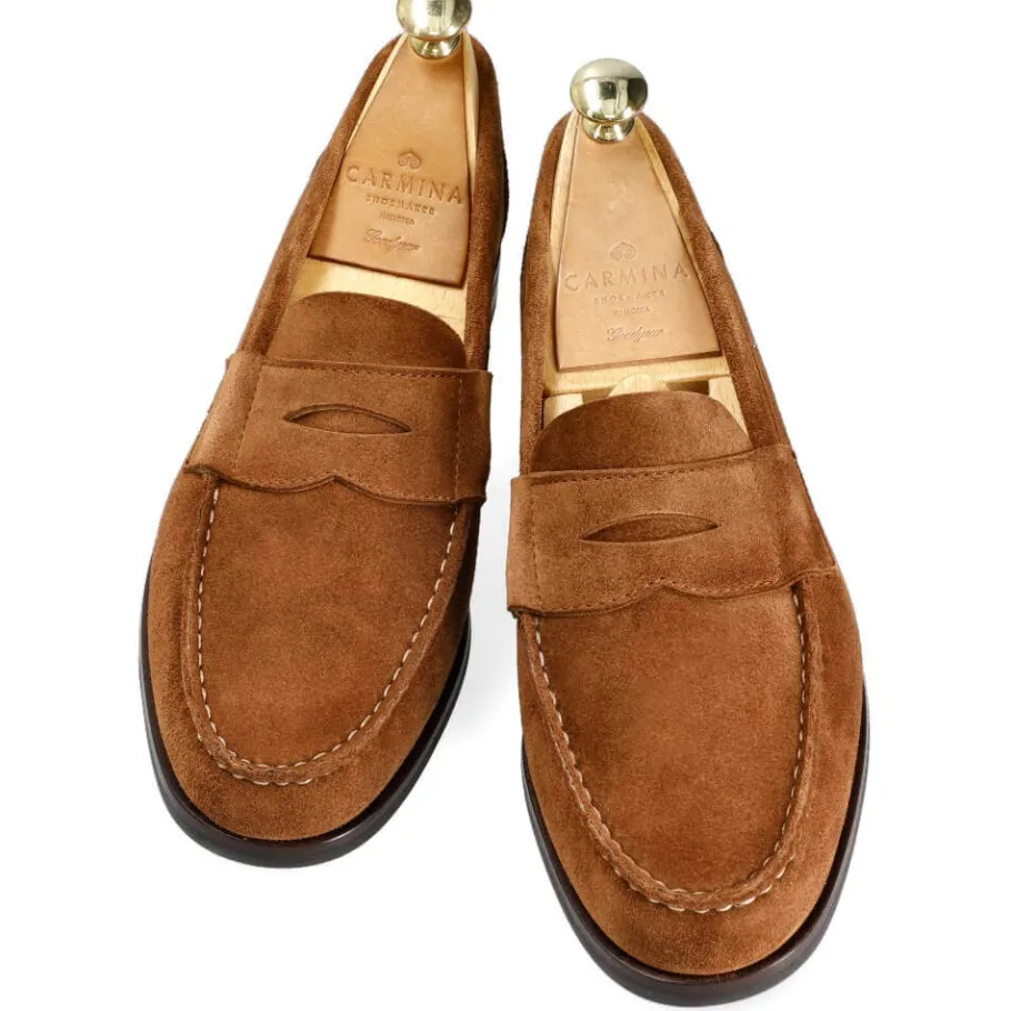 mocassins_penny_en_daim_polo__carmina_3.webp Clearance Carmina MOCASSINS PENNY EN DAIM | POLO