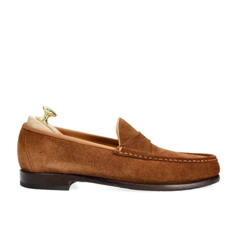 mocassins_penny_en_polo_daim__carmina_2.webp Cheap Carmina MOCASSINS PENNY EN DAIM | POLO